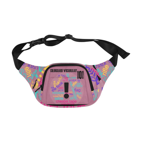 Colorguard Vocabulary 101 Unisex Waist Bag With Front Pocket EPROLO-POD