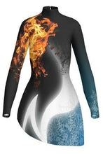 Load image into Gallery viewer, GPG-041 MUSIC FIRE &amp; ICE PERFORMANCE TUNIC MDN
